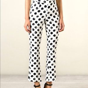 Dolce & Gabbana Polka Dot Ankle Pants